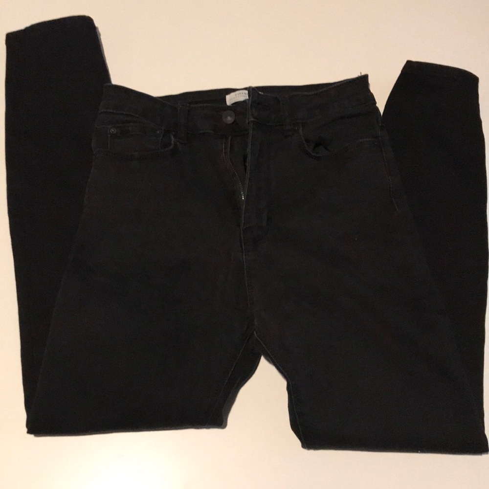 Zara Woman Black Denim Skinny Jeans Size 4